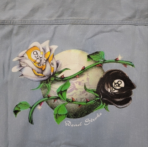 Vintage Dead Stroke Denim Button Up Shirt - Picture 7 of 7